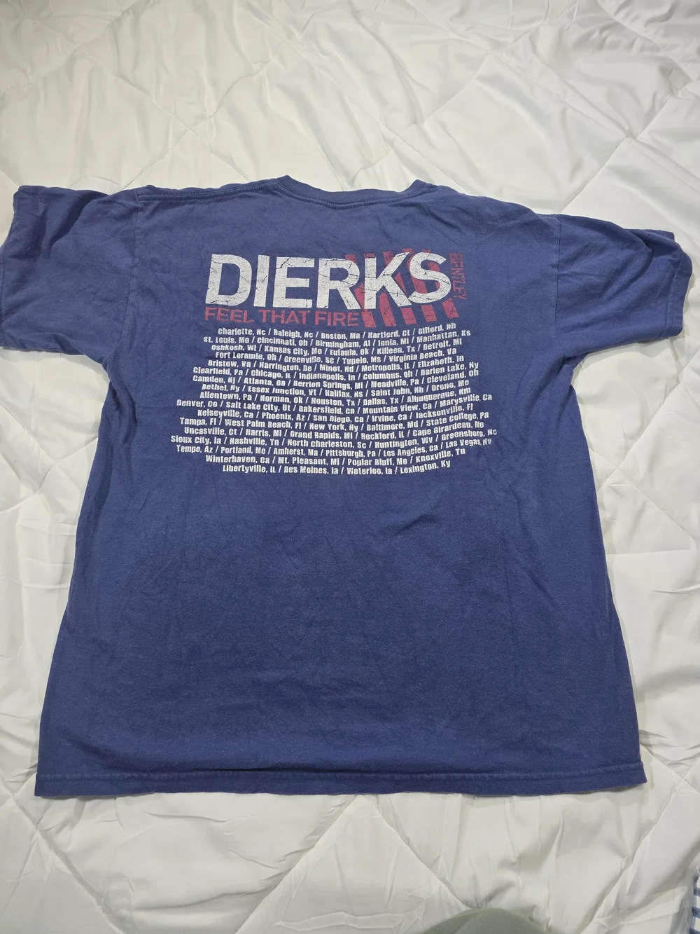 Gildan Blue Dierks Graphic Short Sleeve Tee